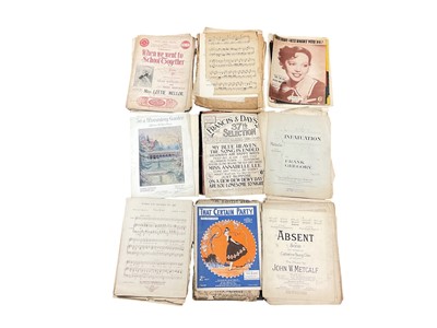 Lot 2736 - Box of Edwardian and 1920s sheet music