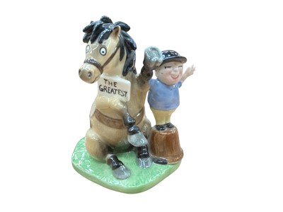 Lot 2348 - Royal Doulton limited edition Thelwell model - Excessive Praise, boxed with certificate