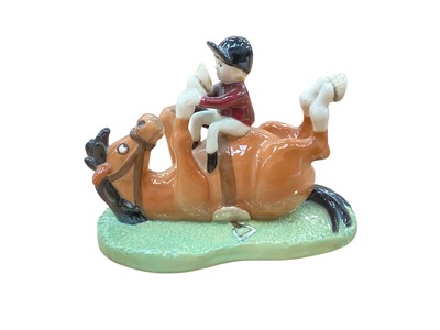 Lot 2349 - Royal Doulton limited edition Thelwell model - Choosing Good Feet, boxed with certificate