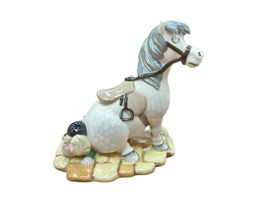 Lot 2351 - Royal Doulton limited edition Thelwell model - Powerful Hindquarters, boxed with certificate