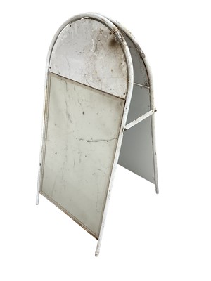 Lot 5205 - White metal A frame, 118cm tall