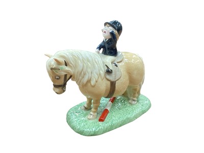 Lot 2352 - Royal Doulton limited edition Thelwell model - Losing Hurts, boxed with certificate
