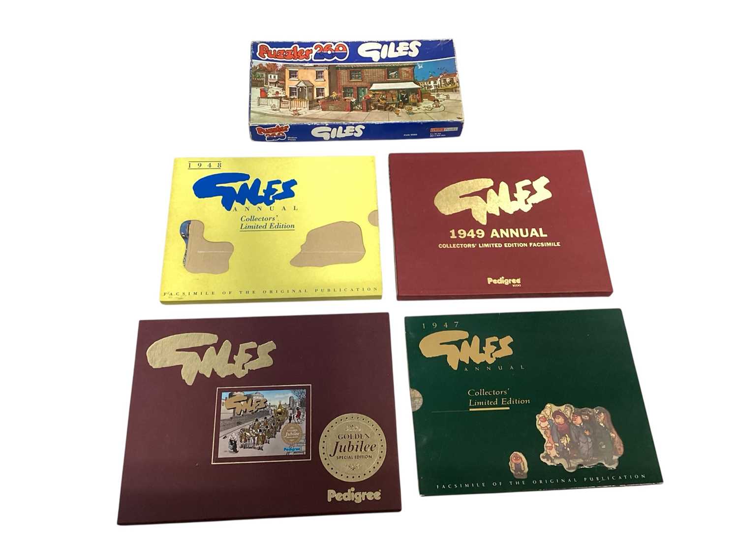 Lot 5027 - Group of Giles annuals, together with a Giles jigsaw puzzle (1 box)
