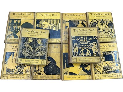 Lot 1412 - Aubrey Beardsley; Henry Harland etc - The Yellow Book: An Illustrated Quarterly London, Elkin Mathews & John Lane, 1894-1897, 10 of 13 volumes including 1...