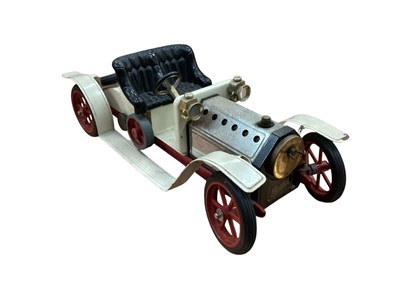 Lot 1884 - Mamod SR1 steam white roadster (1)