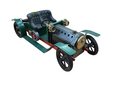 Lot 1885 - Mamod SR1 steam green roadster (1)