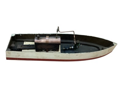 Lot 1888 - Four live steam launches with wooden hulls (4)