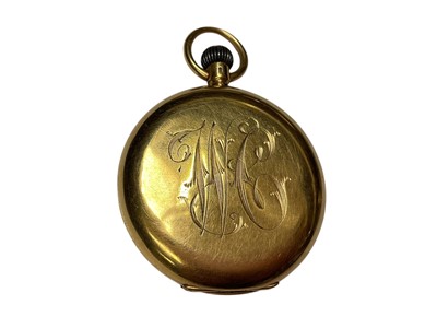 Lot 248 - 18ct gold full hunter pocket watch by Mappin & Webb Ltd