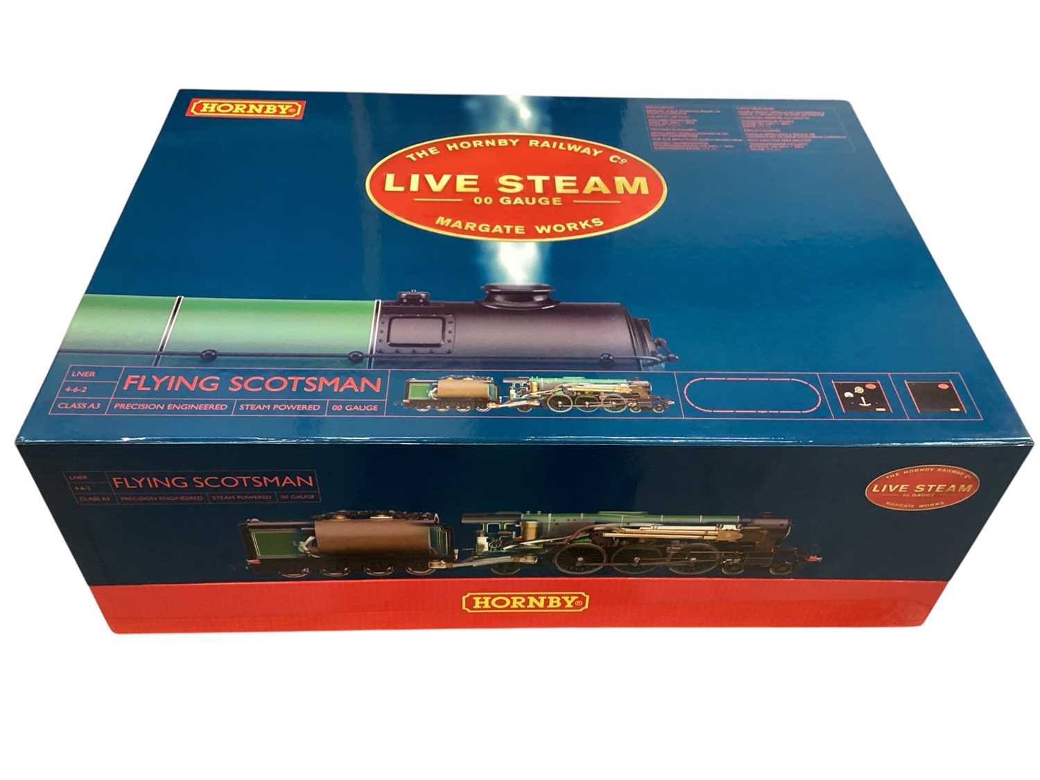 Lot 1889 - Hornby OO Gauge precision engineered steam powered 4-6-2 LNER Class A3 Flying Scotsman tender locomotive, in original box and outer delivery box R1058 (Not steamed) (1)