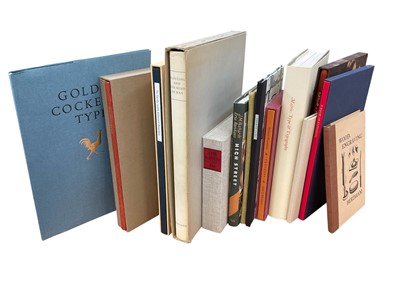 Lot 1411 - Collection of private press and related books, including Enid Bagnold - Early Poems, Whittington Press, very limited edition of 25 bound in leather,...