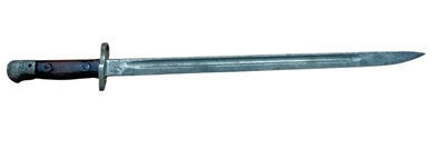 Lot 822 - First World War 1907 pattern bayonet, fullered steel blade stamped Wilkinson, the pommel stamped R.A.F. 1D 6641
