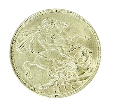 Lot 483 - G.B. - Gold Sovereign Edward VII 1906 AVF (1 coin)