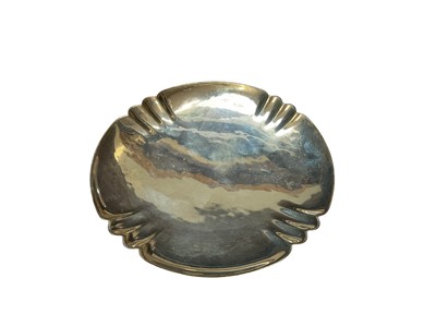 Lot 244 - 1930s silver dish retailed by Harrods (London 1935), 11cm diameter
