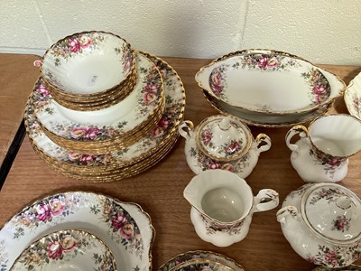 Lot 5019 - Royal Albert 'Autumn Roses' tea ware together with a Royal Albert 'Lavender Rose' tea ware