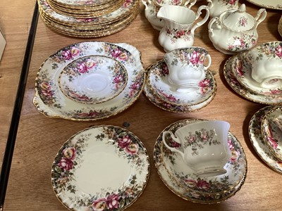 Lot 5019 - Royal Albert 'Autumn Roses' tea ware together with a Royal Albert 'Lavender Rose' tea ware