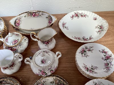 Lot 5019 - Royal Albert 'Autumn Roses' tea ware together with a Royal Albert 'Lavender Rose' tea ware