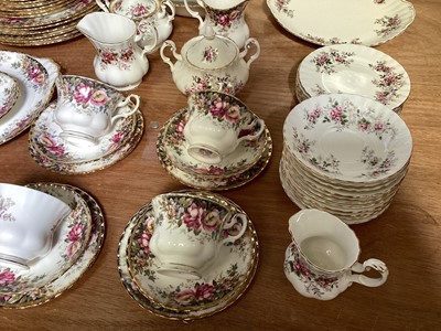 Lot 5019 - Royal Albert 'Autumn Roses' tea ware together with a Royal Albert 'Lavender Rose' tea ware