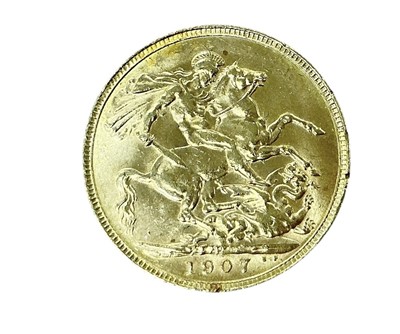 Lot 487 - G.B. - Gold Sovereign Edward VII 1907P GVF (1 coin)