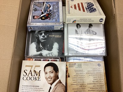 Lot 2738 - Three boxes of assorted CDs, predominantly jazz, blues, and similar