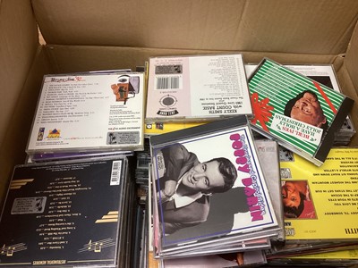 Lot 2739 - Three boxes of assorted CDs, predominantly jazz, blues, easy listening and similar