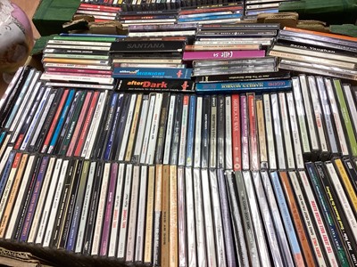 Lot 2740 - Large collection of assorted CDs, predominantly jazz, blues, American songbook, early pop, etc (7 boxes)
