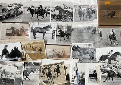 Lot 926 - Good collection of black and white racing press photographs to include Ascot, Kempton, Sandown, Warwick, Goodwood and Newmarket, 1960s onwards (65)