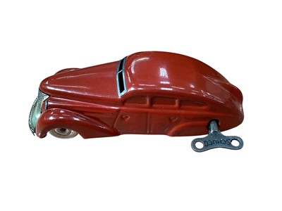 Lot 1922 - Schucco clockwork car and Minic clockwork and friction vehicles (4)
