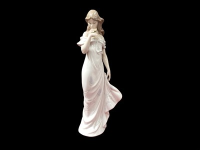 Lot 2373 - Lladro figure - A Flower’s Whisper