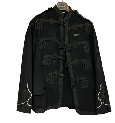 Lot 846 - Victorian Royal Artillery Colonel's patrol jacket with rank insignia together with an unrelated pair of trousers, (2).