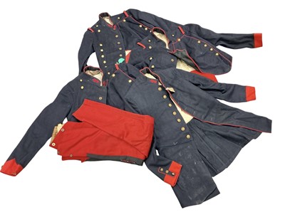 Lot 848 - Collection of First / Second World War style French Army uniforms to include tunics, (1 box).