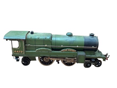 Lot 1925 - Hornby O Gauge clockwork No.3C 4-4-2 LNER green Flying Scotsman locomotive 4472 and tender (1)