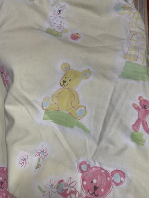 Lot 5223 - Five pairs of various curtains, including children's Designer Guild Teddy Bears Picnic.