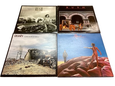 Lot 2747 - Four LP's by Rush including a Farewell to Kings