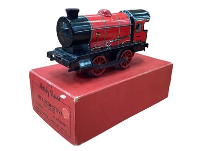 Lot 1926 - Hornby O Gauge M1 clockwork locomotive with M1 tender and two No.21 coaches, all boxed, plus one other (1 box)