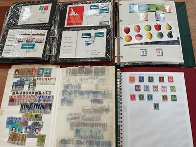 Lot 1178 - Stamps - GB Collection of all periods with strength in u/m commemorative and definitive issues housed in albums and stockbooks high face value FDC's, collectors' duplicates etc