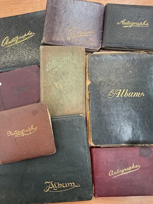 Lot 1192 - Autographs and writing/sketching albums 1900s-1930s period with hand illustrations (9)