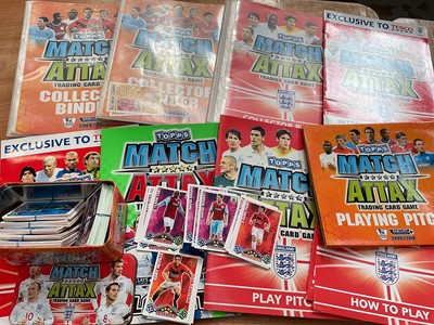 Lot 1193 - Football collection cards Topps Match Attax in albums and loose