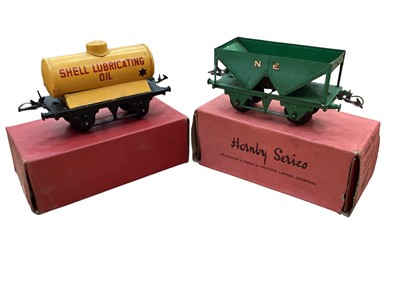 Lot 1933 - Hornby O Gauge boxed rolling stock and Royal Scot 6100 & LMS 2115 coachwork, plus six tenders (1 box)