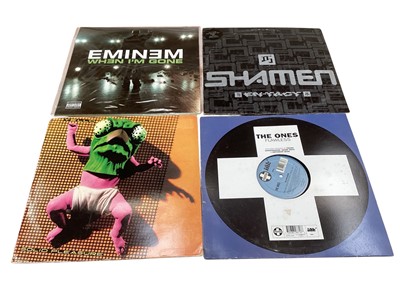 Lot 2757 - Box of LP records including Keith Moon, Earth Wind & Fire etc
