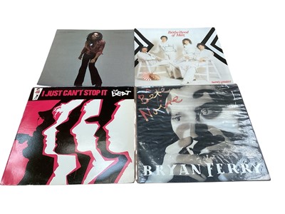 Lot 2758 - Box of LP records mainly 80's and 90's including New Order, ELO etc