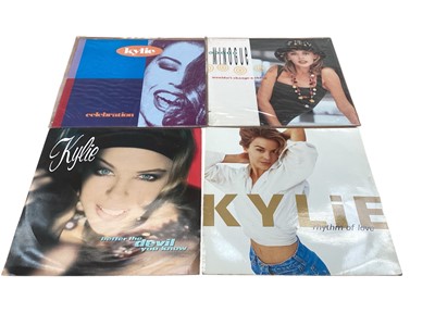 Lot 2760 - Box of Kylie Minogue records including picture discs