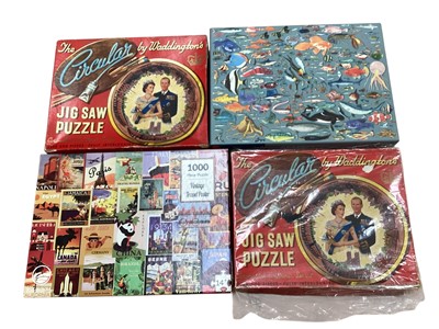 Lot 1944 - Selection of jig saw puzzles, boxed (1 box)