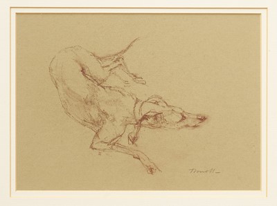 Lot 1124 - *Jonathan Trowell (1938-2013) pastel - 'In the Sun', signed, 20.5cm x 28cm, in glazed gilt frame. Exhibited: The Osborne Studio Gallery Provenance: the artist's studio, thence by fa...