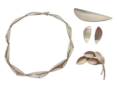 Lot 105 - Group of Danish sterling silver jewellery