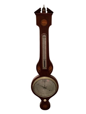 Lot 5282 - 19th century banjo barometer