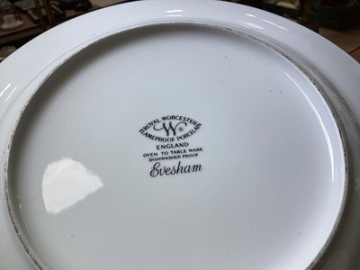 Lot 5059 - Royal Worcester Evesham table service together with a Royal Worcester gilt tea ware