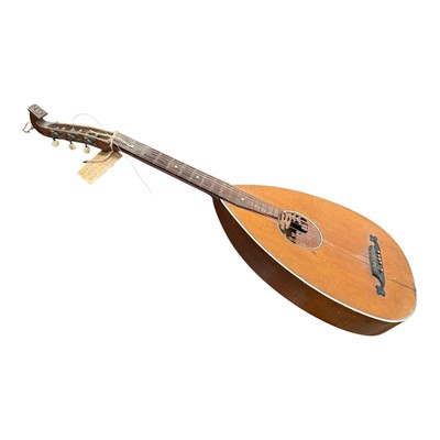 Lot 2705 - Antique German lute