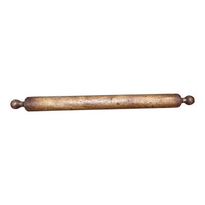 Lot 5048 - Oversized antique treen rolling pin
