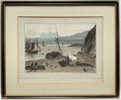 Lot 1314 - William Daniell (1769-1837) collection of fourteen aquatints depicting views of Scottish Castles and Landscapes, Dunolly, Mingarry, Mull, Loch Broom, Aros Castle and Isle of Jura, glazed frames