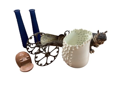 Lot 5146 - Large Country Artists model of a hippo - Wrinklyus Giganticus, and other items